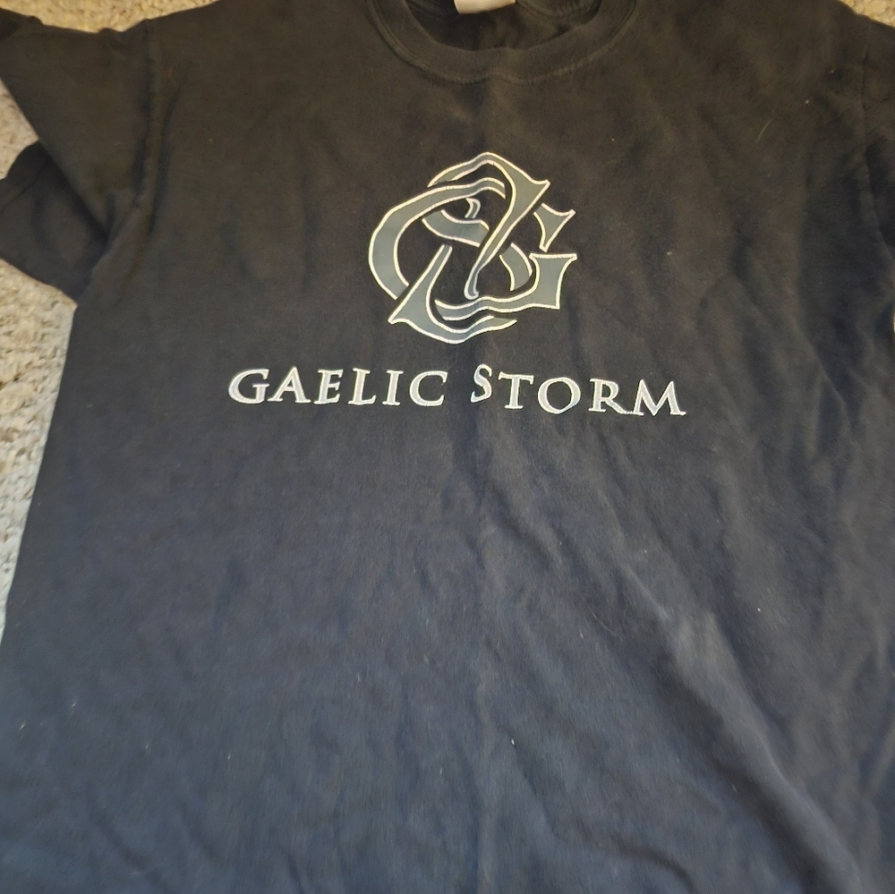 Small Black Gaelic Storm Tshirt